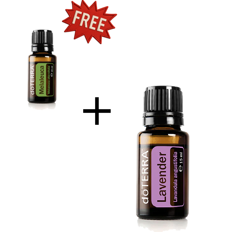 dōTERRA Lavendel (Lavender) - 15ml + Tea Tree 5ml GRATIS