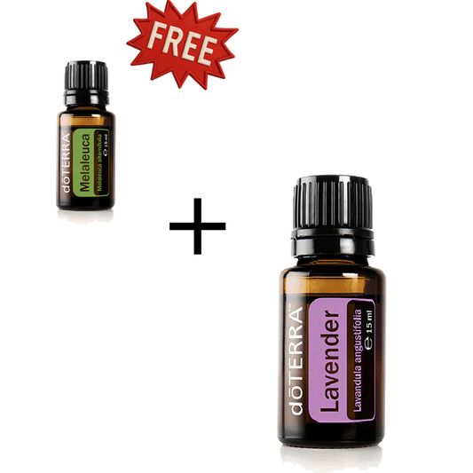 dōTERRA Lavendel (Lavender) - 15ml + Tea Tree 5ml GRATIS
